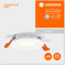 LEDVANCE Downlight LED: voor plafond, RECESS SLIM DOWNLIGHT / 4,5- W, 22-…24- V, stralingshoek: 11-, Kaltweiß, 65- K, body materiaal: polyprophylene (pp)/polyamid, IP2-