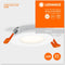 LEDVANCE Downlight LED: voor plafond, RECESS SLIM DOWNLIGHT / 4,5- W, 22-…24- V, stralingshoek: 11-, Kaltweiß, 65- K, body materiaal: polyprophylene (pp)/polyamid, IP2-