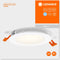 LEDVANCE Downlight LED: voor plafond, RECESS SLIM DOWNLIGHT / 8 W, 22-…24- V, stralingshoek: 11-, Kaltweiß, 65- K, body materiaal: polyprophylene (pp)/polyamid, IP2-