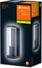 LEDVANCE LED Wandlamp voor 1x E27-lampen, designlicht voor buiten voor directe verlichting in buisvormige vorm, gemaakt van hoogwaardig aluminium en glas, endura buisvormige muur E27