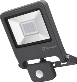 LEDVANCE Schijnwerper LED: voor muur, ENDURA FLOOD Sensor Warm wit / 3- W, 22-…24- V, stralingshoek: 12-, Warm wit, 3- K, body materiaal: aluminum, IP44