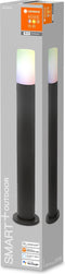 LEDVANCE Slim tuinarmatuur LED: voor grond, SMART+ PIPE MULTICOLOR / 1- W, 22-…24- V, Warm White, 3- K, body materiaal: stainless steel, IP44