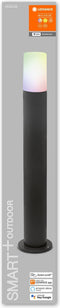 LEDVANCE Slim tuinarmatuur LED: voor grond, SMART+ PIPE MULTICOLOR / 1- W, 22-…24- V, Warm White, 3- K, body materiaal: stainless steel, IP44