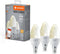 LEDVANCE Slimme LED lamp met WiFi technologie, E14-basis matte optiek ,Warm wit (27-K), 47- Lumen, substituut voor 4-W-verlichtingsmiddel slim dimbaar, 3-Pak