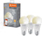 LEDVANCE Slimme LED lamp met WiFi technologie, E27-basis matte optiek ,Warm wit (27-K), 1-55 Lumen, substituut voor 75W-verlichtingsmiddel slim dimbaar, 3-Pak