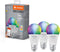 LEDVANCE Slimme LED lamp met WiFi technologie, E27-basis matte optiek ,RGBW-kleuren veranderbaar, lichtkleur veranderbaar (27-K-65-K), 1-55 Lumen, substituut voor 75W-verlichtingsmiddel, 3-Pak
