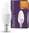 LEDVANCE Slimme LED lamp met ZigBee technologie, E14-basis matte optiek ,Warm wit (27-K), 47- Lumen, substituut voor 4-W-verlichtingsmiddel slim dimbaar, 1-Pak