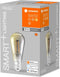 LEDVANCE SMART LED-lamp met wifi-technologie, socket E27, dimbaar, warm wit (25-K), edisonform, helder filament in het rookglas, vervanging voor conventionele 44W-peren, beheersbaar met Alexa, Google & App