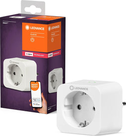 LEDVANCE Smart + Plug, ZigBee schakelbare socket, voor lichtregeling in uw Smart Home, direct compatibel met Echo Plus en Echo Show (2e gen.)