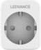LEDVANCE SMART+ Schakelbare stekkerdoos voor wifi, met vermogensmeting, compatibel met Google en Alexa Voice Control, bediening via afstandsbediening mogelijk, 1-pack