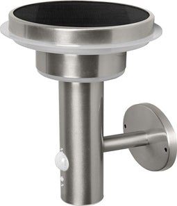 LEDVANCE Wand- en plafondarmatuur LED: voor muur, ENDURA STYLE SOLAR DOUBLE CIRCLE / 6 W, 3.2 V, Warm wit, 3- K, body materiaal: stainless steel, IP44