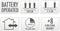 Ledverlichting 24 Warm Wit (excl batterijen) op timer met 8 functies