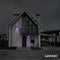 Ledvion - SMART LED Wandlamp Nevada, RGBWW, IP54, Zwart, Binnen/Buiten, Buitenlamp, Tuinverlichting