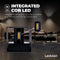 Ledvion - SMART LED Wandlamp Nevada, RGBWW, IP54, Zwart, Binnen/Buiten, Buitenlamp, Tuinverlichting