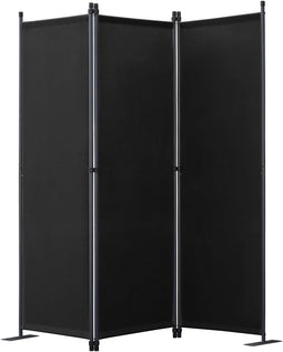 Angel Living Kamerscherm - 3 Panelen - Opvouwbaar - 168 x 165 cm - Zwart