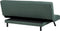 LEEDS - Slaapbank 3-zits - Groen - Polyester
