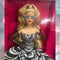 Barbie 65ste (2023) - Modepop - Glamoureuze zwart-witte jurk - Saffierblauw
