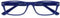 Leesbril +2.00 Feeling blauw