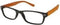 Leesbril +2.00 Feeling bruin-oranje