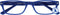 Leesbril +2.50 Feeling blauw