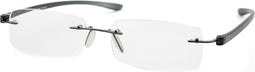 Leesbril Eschenbach Randloos Grijs-+1.00