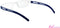 Leesbril INY Joy G61600 transparant-blauw +1.50