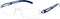 Leesbril INY Joy G61600 transparant-blauw +1.50