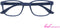 Leesbril INY Rainbow G54400 Blauw +1.00
