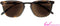 Leeszonnebril INY Playa G60400 havanna +2.50
