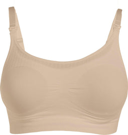 Noppies Beha Seamless - Voedingsbh zonder beugel - Comfortabel en aanpasbaar - Natural