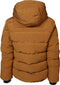 Petrol Industries - Gevoerde Winterjas - Vaste capuchon - Bruin - Maat 152