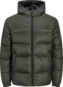 JACK&JONES JJCHILI PUFFER HOOD - Heren Jas - Maat M - Nylon