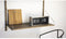 LEFF amsterdam - Brick - Staal/Zwart Wandklok - Staande klok