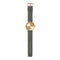 LEFF amsterdam - D38 - Horloge - Cordura - Goud/Grijs - Ø 38mm