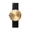 LEFF amsterdam - D38 - Horloge - Cordura - Goud/Grijs - Ø 38mm
