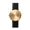 LEFF amsterdam - D38 - Horloge - Cordura - Goud/Groen - Ø 38mm