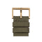 LEFF amsterdam - D38 - Horloge - Cordura - Goud/Groen - Ø 38mm