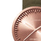 LEFF amsterdam - D38 - Horloge - Cordura - Rosé/Groen - Ø 38mm