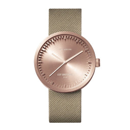 LEFF amsterdam - D38 - Horloge - Cordura - Rosé/Zand - Ø 38mm