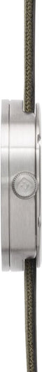 LEFF amsterdam - D38 - Horloge - Cordura - Staal/Groen - Ø 38mm