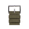 LEFF amsterdam - D38 - Horloge - Cordura - Staal/Groen - Ø 38mm