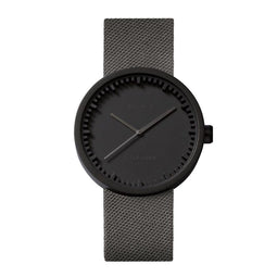LEFF amsterdam - D38 - Horloge - Cordura - Zwart/Grijs - Ø 38mm