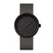 LEFF amsterdam - D38 - Horloge - Cordura - Zwart/Grijs - Ø 38mm