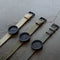 LEFF amsterdam - D38 - Horloge - Cordura - Zwart/Grijs - Ø 38mm
