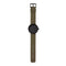 LEFF amsterdam - D38 - Horloge - Cordura - Zwart/Groen - Ø 38mm