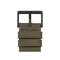 LEFF amsterdam - D38 - Horloge - Cordura - Zwart/Groen - Ø 38mm
