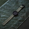 LEFF amsterdam - D38 - Horloge - Cordura - Zwart/Groen - Ø 38mm
