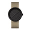 LEFF amsterdam - D38 - Horloge - Cordura - Zwart/Zand - Ø 38mm