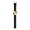 LEFF amsterdam - D38 - Horloge - Leer - Goud/Zwart - Ø 38mm