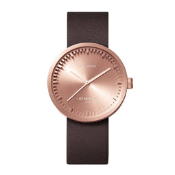 LEFF amsterdam - D38 - Horloge - Leer - Rosé/Bruin - Ø 38mm